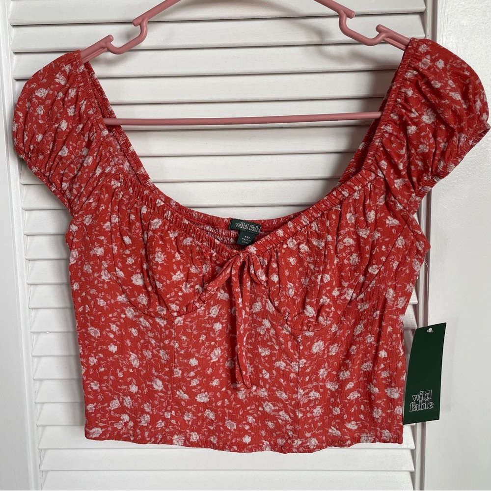 Wild Fable Floral Crop Top